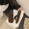 Chanclas Estilo Retro de Lunares para Uso al Aire Libre Nuevo Estilo Verano 2026 Sandalias de Exterior con Cuña de Suela Gruesa Estilo Francés