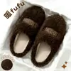 Pantuflas de Algodón Cálido Otoño/Invierno 2026 Nuevo Estilo Otoño/Invierno Interiores Hogar Antideslizantes Resistentes al Olor Hogar Silenciosas