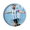 Estrella de la Copa del Mundo Ronaldo Messi Accesorios de Fútbol Broche Insignia
