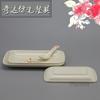 A5 Lotus vajilla tipo porcelana plato de melamina plato de plástico rectangular plato para polvo de salchicha plato para cena plato para pescado plato de oferta especial