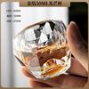 Xícara de Chá de Cristal, Xícara de Chá Pequena, Esculpida à Mão, Altamente Transparente, Xícara Pessoal Simples, Xícara de Chá Kung Fu para Hospitalidade Doméstica