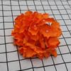 Flor artificial laranja flor de casamento flor de seda laranja decoração de salão de casamento flor guia de caminho de flores fileira de flores flor de arco hortênsia
