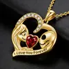 Collares Transfronterizos para Mujer, Collares con Colgante de Personajes de Dibujos Animados de Diseño de Nicho, Cadenas Ligeras de Lujo para Clavícula de Nicho, Collares de Corazón