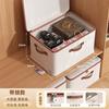 Caja de Almacenamiento de Ropa con Cremallera Tianshan de Algodón y Lino con Tapa, Plegable, Lavable, Organizador para Armario de Casa, Pantalones, Ropa y Edredón