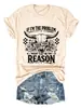 Amazon eBay sitio independiente de moda y único para mujer "si yo soy el problema" cabeza de toro camiseta de algodón colorida de manga corta