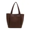 Nueva bolsa de hombro tipo tote retro europea y americana 2025, de gran capacidad, moderna y transfronteriza para mujer, bolso de mujer simple y elegante transfronterizo