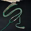 Corda para Colar Trançada Artesanal de Xizang Cordão com Pingente Multicolorido Venda Quente Cordão Vintage com Borla Cordão para Pendurar Joias Populares