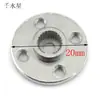 Rueda de Dirección de Aleación de Aluminio Pequeña de 25t Plateada Material para Modelo DIY Disco Pieza de Fijación de Engranaje de Dirección Mini Accesorios de Brazo Mecánico
