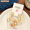 Cuerda Creativa para Cola de Caballo Año Nuevo del Caballo para Niños, Linda Cuerda Trenzada Doble para Cola de Caballo Accesorio para el Cabello, Goma Elástica Alta Simple