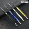 Palillo de titanio integrado retráctil duradero portátil, herramienta multifuncional para limpieza dental, gadget portátil, llavero