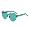 Gafas de Colores Gelatina con Forma de Corazón, Gafas de Sol Dopamina para Fiestas y Bailes, Estilo Dulce y Fresco