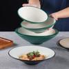 Tigela Chapéu de Bambu Melamina, Tigela para Legumes, Tigela para Macarrão Frio, Tigela para Arroz com Pés de Porco, Tigela Rasa, Tigela para Salada, Tigela para Sopa, Tigela para Macarrão Melamina