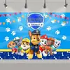 Tela de Fondo para Cumpleaños de Patrulla Canina Transfronteriza Suministros de Decoración para Fiesta Festiva Props para Montaje de Escena Patrulla Canina