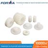 Forneça todos os tipos de moldagem por injeção de engrenagem de plástico, engrenagem de dente reto de plástico resistente ao desgaste, turbina helicoidal de engrenagem sem-fim atacado