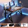 Mesa de computador, conjunto de mesa e cadeira simples para jogos em casa, mesa simples para quarto, bancada de trabalho, mesa para casa de aluguel, mesa de escritório