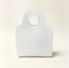 Bolsas redondas lisas, en blanco, no tejidas, hechas a medida para supermercados, bolsas de compra ecológicas tipo tote, disponibles en stock, bolsas de embalaje tipo chaleco, al por mayor