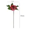 Hoja Artificial de Otoño Espuma de Bayas de Arándano Flor Artificial Decoración para el Hogar y Festividades Arreglos Florales Adornos Fruta Roja de Navidad