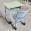 Escritorios y Sillas de Altura Ajustable Franceses para Estudiantes de Primaria y Secundaria, Clase de Entrenamiento Elevable Tipo Absc para Aumentar la Altura