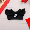 Ropa para muñeca de 10 cm, camiseta de manga corta, chaleco para muñeca, colección de atuendos para muñeca Labubu de 17 cm