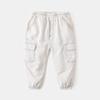 2021 Nova Primavera calças de roupas infantis calças casuais infantis meninos bolso macacão moda bebê calças infantis atacado