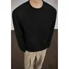 Novedad Otoño 2026 Estilo Hong Kong Talla Grande Cuello Redondo Manga Larga Camiseta M-5X HT26896-TeP18