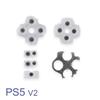 PS5 lidar com adesivo condutor P5 Dual sense D-pad tecla cruzada L1R1 chave soft pad acessórios de reparo
