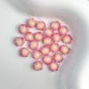 Librito Rojo Caliente Nuevo Doble Color Rosa Arte de Uñas Joyería Luminoso Doble Color Resina Hecho a Mano DIY Accesorios para Uñas