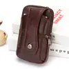 Nueva bolsa de cuero para teléfono móvil multifuncional para exteriores, riñonera, riñonera, cinturón resistente al desgaste, bolsa para teléfono móvil, riñonera para hombre al por mayor
