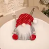 Juego Transfronterizo de Cuchillo y Tenedor Nuevo Enano Hombre Viejo Sin Rostro Bolsa para Cuchillo y Tenedor Juego de Vajilla Rudolph Suministros de Decoración Navideña