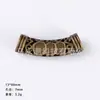 Acessórios Yiwu Mais Vendidos Liga Brilhante Tubo Longo Curvo Pulseira Prata Antiga Colar Pingente Pingente Corrente da Clavícula Liga DIY