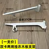 Abrazaderas en T Grandes y Pequeñas, Abrazaderas Cruzadas Pequeñas, Soportes de Fijación para Barandillas de Transportador, Accesorios de Plástico de Nylon
