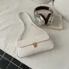 Bolso Texturizado para Mujer 2026 Nuevo Bolso Cuadrado Pequeño Vintage Bolso de Hombro Simple de Nicho Bolso de Hombro Versátil con Patrón Tejido