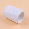 Tubo de Armazenamento para Pincéis de Maquiagem Cilindro Redondo Couro PU Lantejoula Porta-Caneta à Prova de Poeira Portátil Caixa de Armazenamento de Alto Valor Ferramentas de Maquiagem