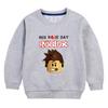 Suéter de Outono para Meninos e Meninas 2022 novo top infantil estilo western outono casaco de moda primavera e outono para crianças pequenas e médias