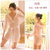 Guiruo Nuevo Chifón Sexy Pijama Mujer Primavera Verano Camisa Larga Blanca Ropa Interior Sexy Estilo Coreano Camisa 243