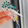 Broche Estilo Chino Pájaros en Ramas Urraca Animales Lujo Ligero Sentido del Diseño Nicho Ramillete Moda Ropa Cheongsam
