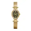Reloj de pulsera de nicho de moda, simple y lujoso, reloj británico incrustado de diamantes, elegante reloj ovalado de moda para mujer de comercio exterior al por mayor