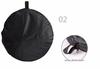 Reflector 60cm 80cm 110cm dos en uno plateado-blanco plegable redondo para bolso portátil