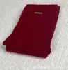 Bufanda de Punto con Árbol de Navidad Rojo, Estilo Coreano, Atmosférica, Cálida para Invierno, Versátil, Calentador de Cuello Regalo de Navidad para Pareja Estudiante