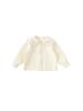 Ropa Infantil Yubao Camisa Simple de Manga Larga con Encaje Interior y Cuello de Muñeca para Niñas Camisa Infantil Bordada Holgada para Exterior