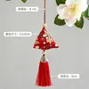 Bolsita Aromática de Ajenjo y Zongzi del Festival del Bote del Dragón, Bolsita de Fragancia Portátil de Algodón y Lino Repelente de Mosquitos, Colgante Mini Triangular de Zongzi, Pequeño Regalo al por Mayor