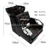 Lavabo de cerámica para cama de lavado, cama de champú de fibra de vidrio, accesorios de cama tailandesa, fábrica directa, cama de champú semiacostada, cama de lavado