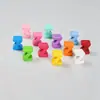 26 Perlas Acrílicas del Alfabeto Inglés con Agujeros Rectos para Charms de Bolsos Hechos a Mano y Accesorios DIY