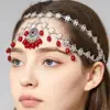 Ventas Directas de Fábrica de Cadenas para la Frente de Estilo Étnico Retro, Cadenas para el Cabello, Accesorios Étnicos Hani, Pulseras de Lijiang Yunnan, Cadenas para la Frente
