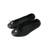 Novo produto Lan Gui: Sapatos femininos prateados de início de outono, bico redondo, corte baixo, sapatilhas Mary Jane com laço para mulheres