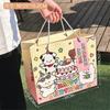 Tengyi Joint Sacola de Presente Original Cachorrinho Fofo Alto Valor de Cor Sacola de Papel para Embalagem Decorativa de Desenho Animado Bolsa de Mão de Rua