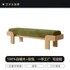 Banqueta de Madeira Maciça Nórdica para Trocar Sapatos para Uso Doméstico, Banco Sofá Minimalista, Banco Longo para Hall de Entrada de Showroom, Banco de Fim de Cama para Quarto de Designer