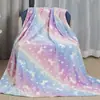 Cobertor de Flanela Luminoso Transfronteiriço Atacado Soneca de Escritório Sofá Ar Condicionado Colcha Cobertor Fleece de Coral Cobertor Infantil