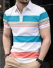 Camisa POLO Masculina de Verão Casual com Gola Lapela Moda Casual Versátil Top Adequado para Saídas Diárias de Verão