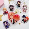 Llavero Transparente de Acrílico Cortado con Láser Colgante Personalizado Foto Creativo DIY Dibujos Animados Anime Celebridad Mercancía Personalización